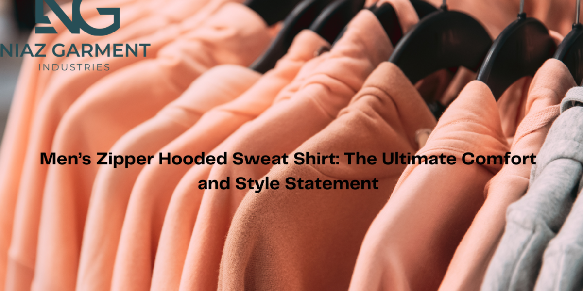 Men’s Zipper Hooded Sweat Shirt The Ultimate Comfort & Style